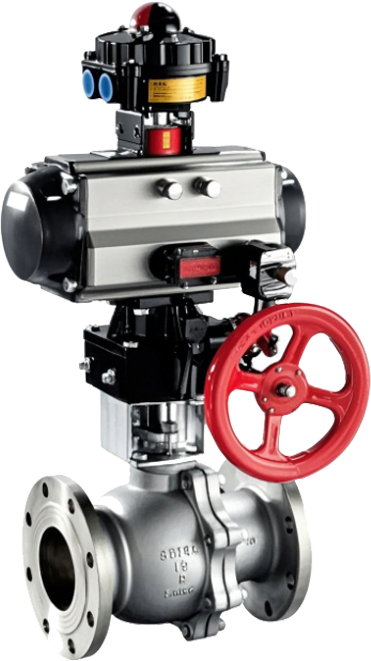 Pneumatic Actuated Flanged Floating Ball Valve