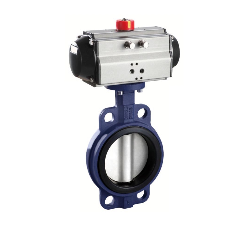 Pneumatic Actuated Soft Seated Concentric Butterfly Valve